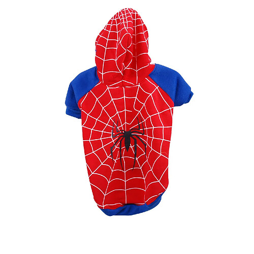 Dogi Costume pour chien Araignée - Taille S - Rouge
