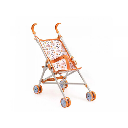 Djeco Poussette pour poupée - Orange