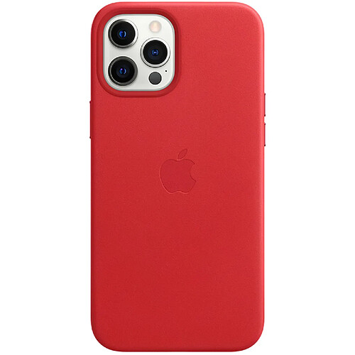 Apple Leather MagSafe iPhone 12 Pro Max - Red