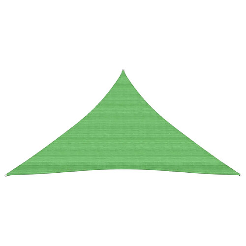 Helloshop26 Voile d'ombrage - 4 x 5 x 5 m - Vert clair