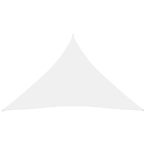 Helloshop26 Voile d'ombrage Tissu Oxford - Blanc