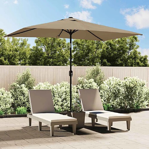 VidaXL - Parasol jardin 300x200 cm Taupe