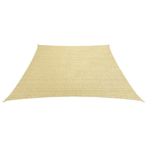 Helloshop26 Voile d'ombrage PEHD - Beige