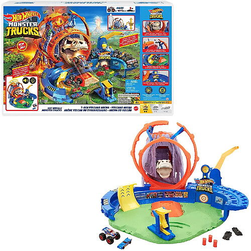 HOT WHEELS Monster Trucks Le Volcan du T-Rex