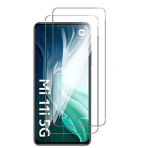 Little boutik Verres trempés pour Xiaomi Mi 11i - 2 pièces
