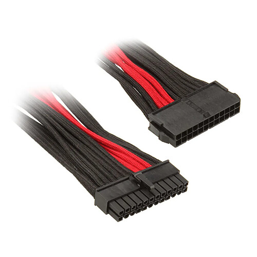 Silverstone câble ATX 24 broches - noir/rouge
