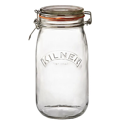Kilner Bocal de conservation en verre - Blanc