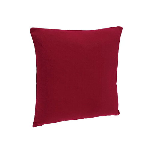 Atmosphera Coussin déhoussable coton - 38 x 38 cm - Rouge