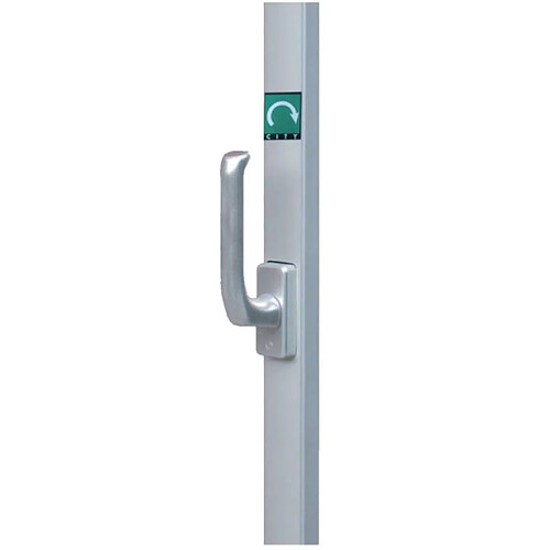 ISEO Crémone pompier Poigrot 3M alu satiné