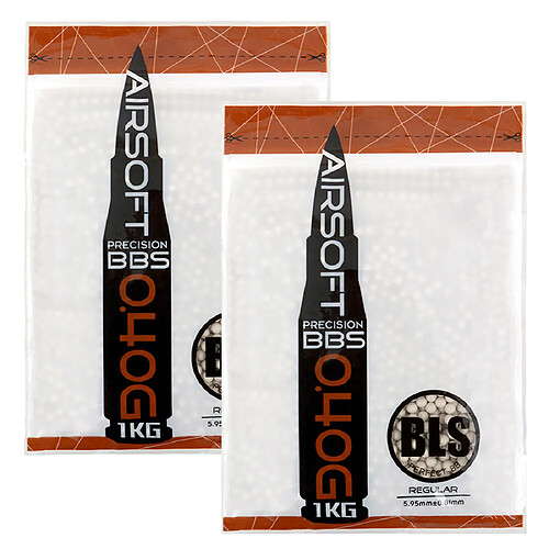 Bls Billes plastiques airsoft - Blanc