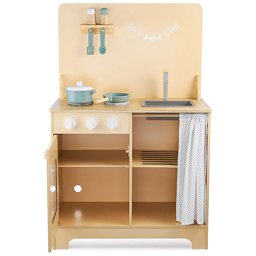 Mamabrum Mélangeur En Bois Avec Accessoires - Jouet Cuisine Pour Enfants Dès 3 Ans - Rose