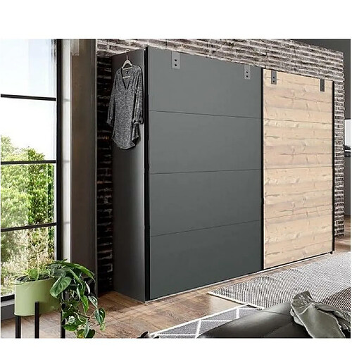 Inside 75 Armoire coulissante Vernon - Graphite