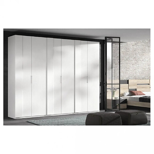 Inside 75 Armoire dressing 6 portes - Blanc