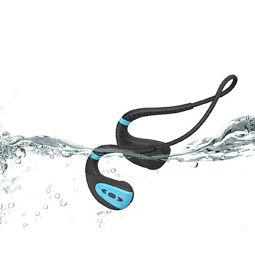 Écouteurs Bluetooth conduction osseuse - Bleu