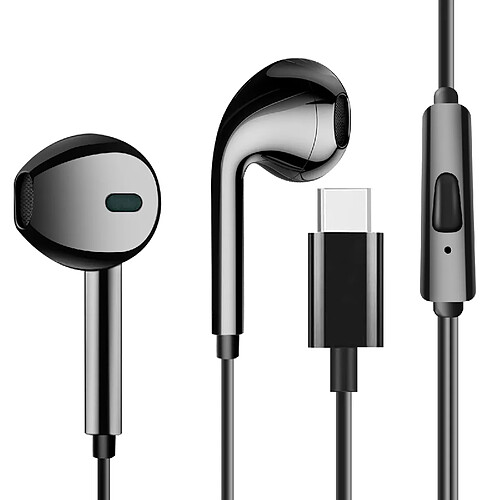 Avizar écouteurs USB-C - noirs