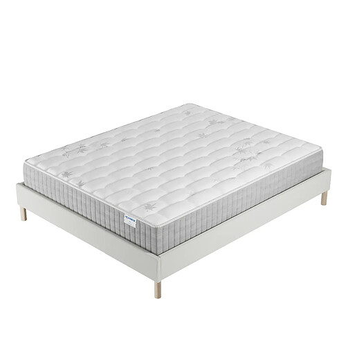November Sleep Galice Hybrid 140x190 - Blanc