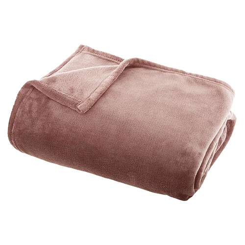 Pegane Plaid en flanelle - Rose