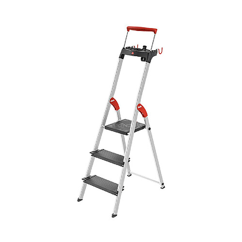 Hailo Escabeau pliable en aluminium L100 - 3 marches