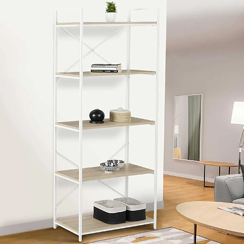 Idmarket MARKET Etagère DETROIT Blanc