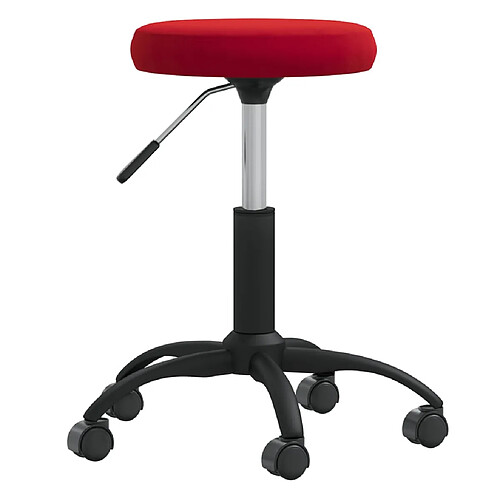 vidaXL Tabouret de Massage - Bordeaux