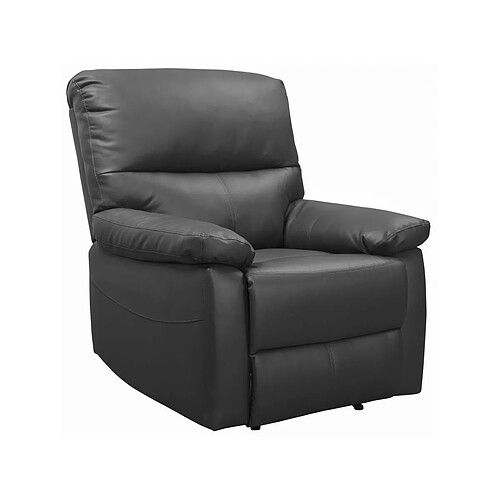 Habitat Et Jardin Fauteuil Relax Lincoln - 90 X 89 X 103 Cm - Noir - Fauteuil - Rue Du Commerce