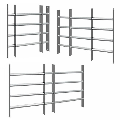 Bcelec BC Elec - Grille de Fenêtre Extensible 60x100 à 150 cm