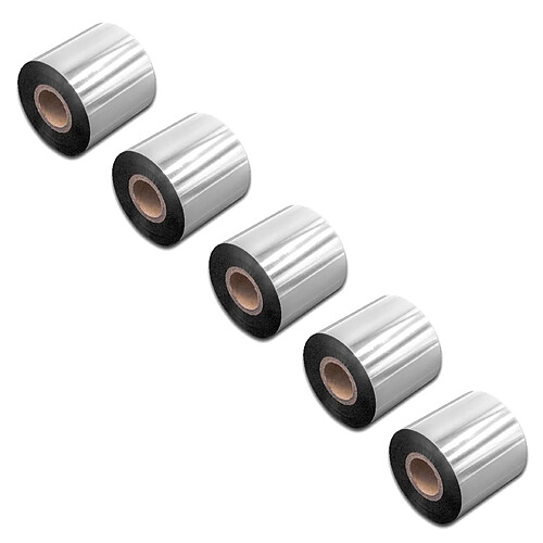 vhbw 5x Rubans transfert thermique pour Valentin CV6800