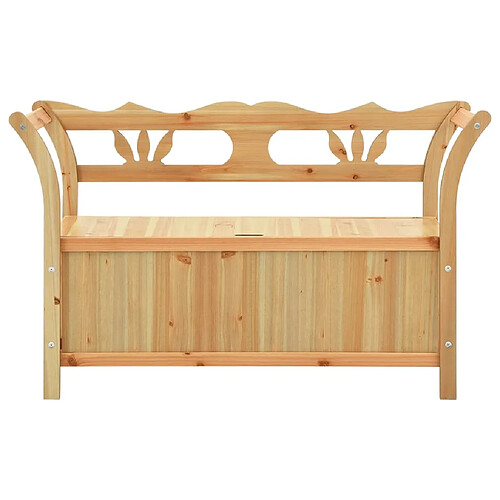 Helloshop26 Banc de rangement - Bois