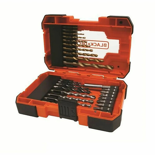 Black & decker coffret embouts de vissage - 27 pièces