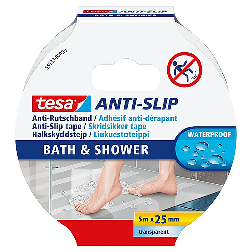 Fp Ruban antidérapant douche - Transparent