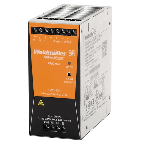 Weidmuller Alimentation à découpage 24V 240W Pro Max3