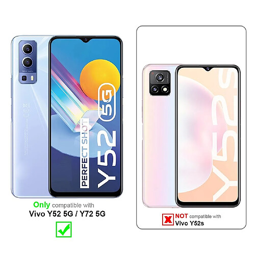 Coque Arrière Gel Transparente Pour Vivo Y52 5G / Y72 5G - Anti-choc - Marque Novago - Neuf