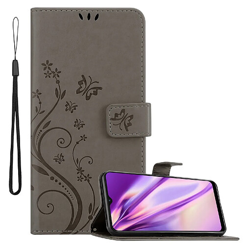 Cadorabo Coque Oppo A16s/A54s - Gris Floral