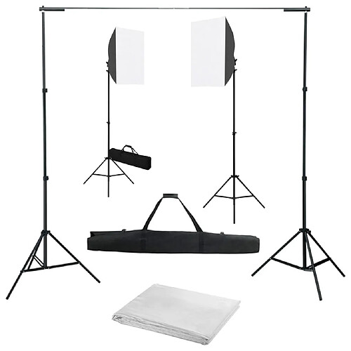 vidaXL Kit de studio photo