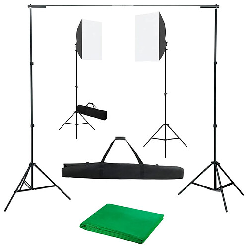 vidaXL Kit de studio photo