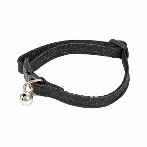 Paris Prix Collier avec Grelot Glitter - 30cm Noir