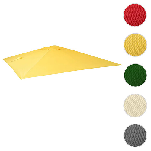Mendler Housse de parasol luxe - Jaune