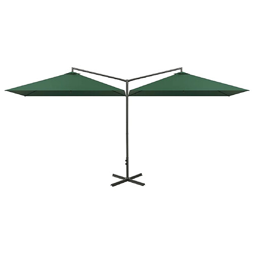 Helloshop26 Parasol double 600 x 300 cm vert