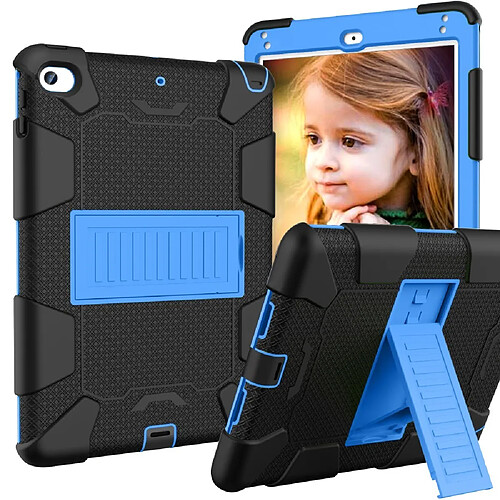 Apple iPad Mini 9.7 (2019)/4/3/2/1 - Coque hybride TPU deux tons - Noir/Bleu
