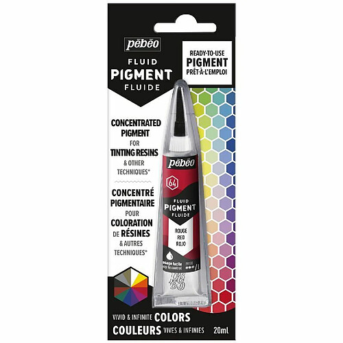 Pebeo Colorant pigmenté pour résine - Rouge