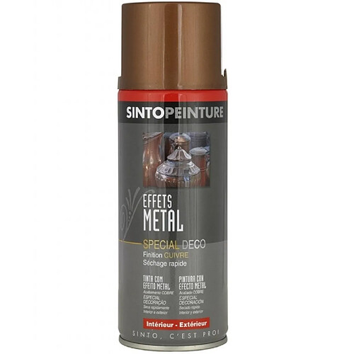 Sinto Peinture aérosol - Effet métal - Cuivre