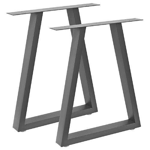 Bcelec pieds de table métal réglables - set de 2