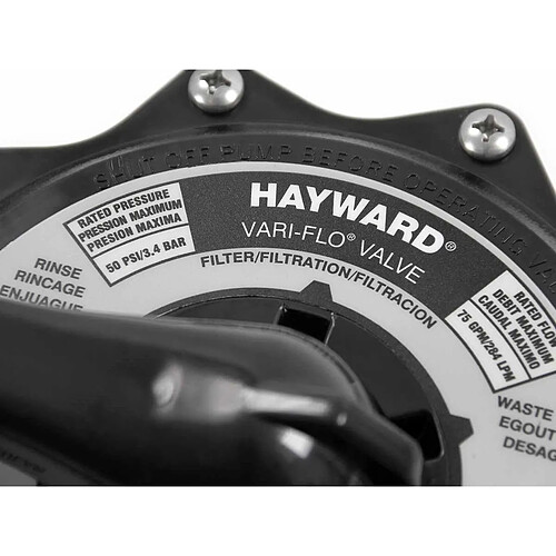 Hayward Vanne Vari-flo multi-voies 2" Version 3