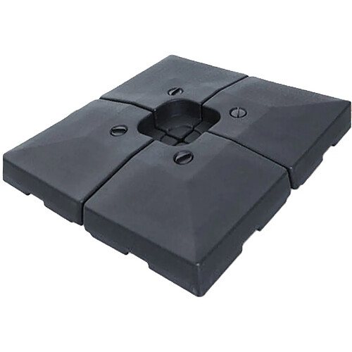 Concept Usine Lot de 4 dalles parasols hdpe DALLES