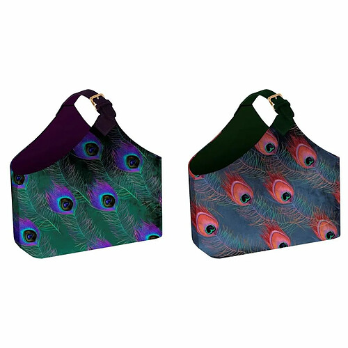 DKD Home Decor Porte-revues Polyester - 2 pcs