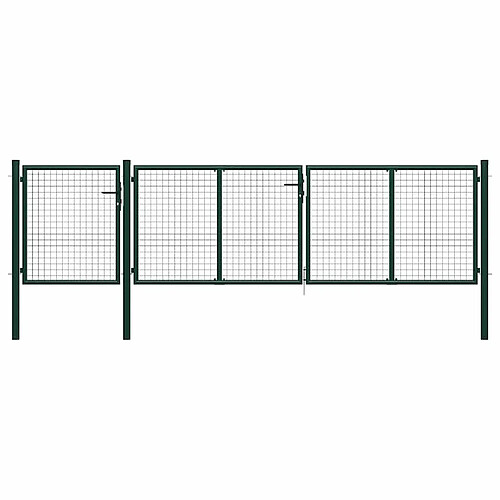 vidaXL Portail de jardin - Vert
