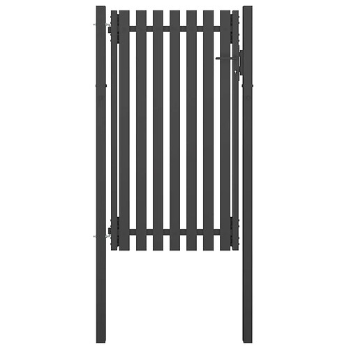 vidaXL Portail jardin - Anthracite
