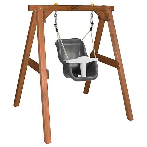 Axi house Balançoire bébé en bois extérieur
