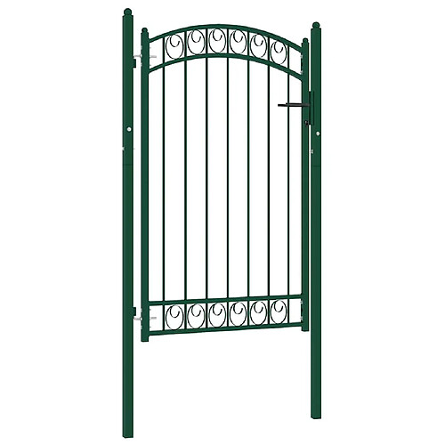 vidaXL Portail arboré 100x150 cm Vert