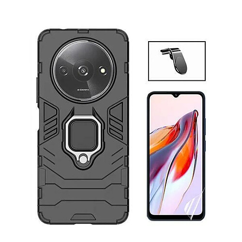 NIS Kit Film Hydrogel Avant + Accessoires Redmi A3 Noir